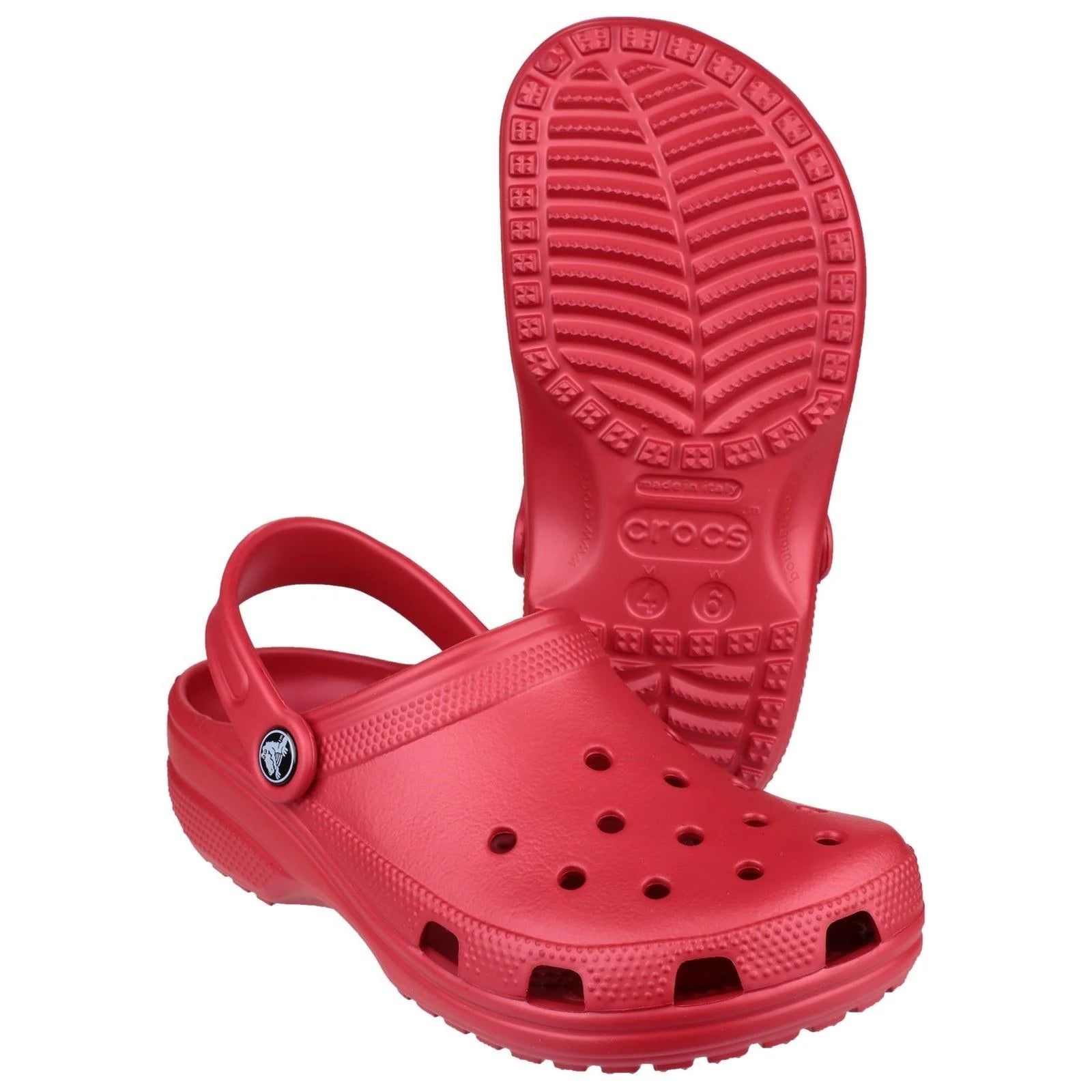 Crocs classiques rouges