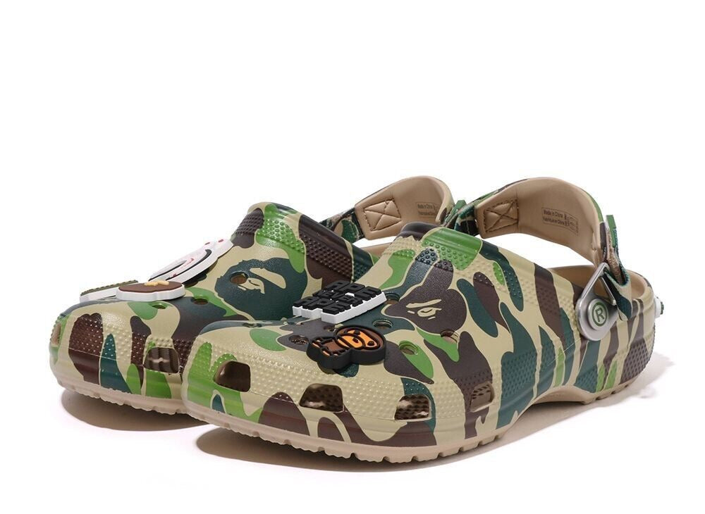 Crocs A Bathing Ape Army (vert)