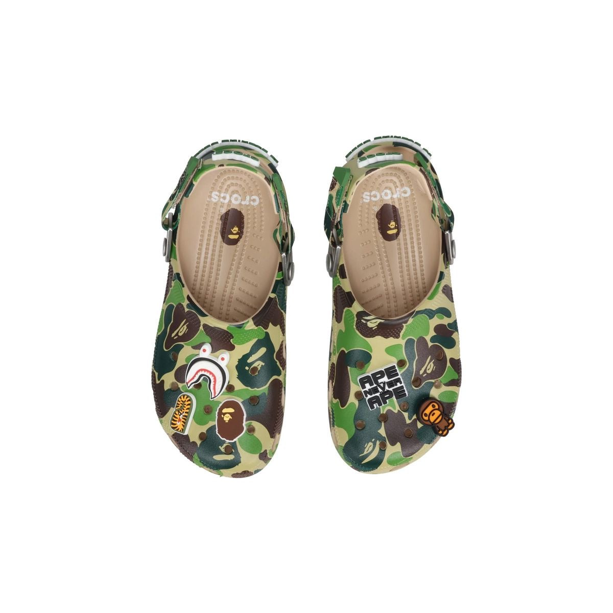 Crocs A Bathing Ape Army (vert)