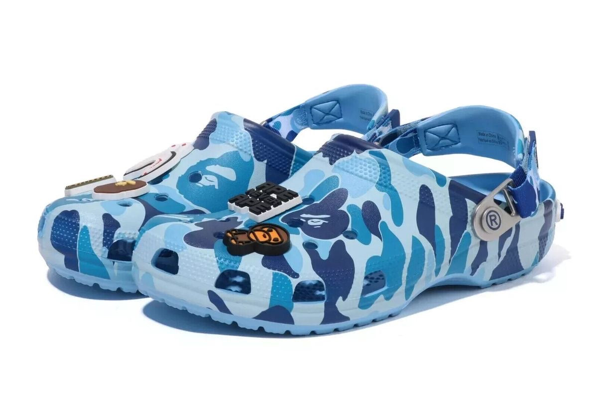 Crocs XA Bathing Ape Army (Bleu royal)